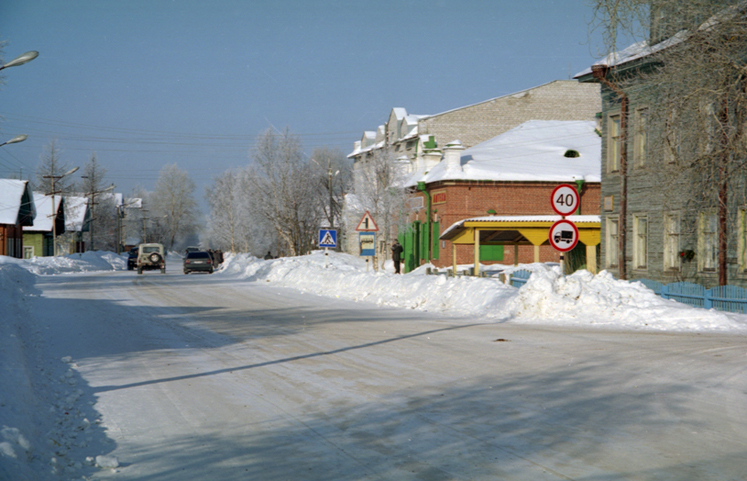 Улица Федора Абрамова в Карпогорах